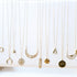 Floating Circle Gold Necklace